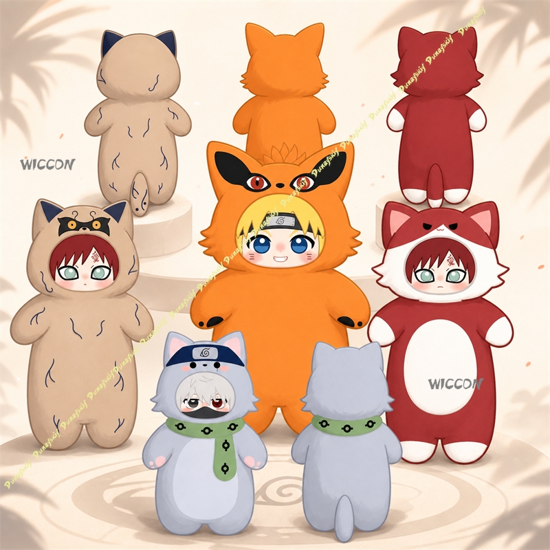 Anime Merchandise Plush Toys - หมอนอนิเมะคาคาชิ กาอาระ ตุ๊กตาคอสเพลย์น่ารัก ของเล่นผ้าฝ้ายนุ่ม หมอนข้างยาว ของขวัญคริสต์มาส