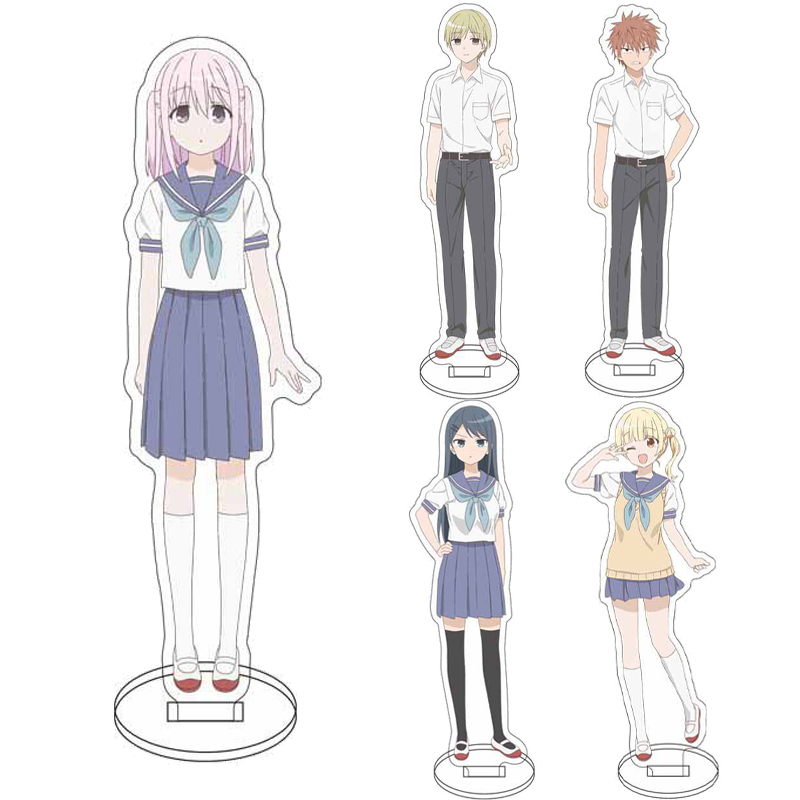 Anime Merchandise Gift - อนิเมะขนาด 16 ซม. คาชิวะดะที่ไม่สามารถแสดงออกได้ และโอตะที่สามารถแสดงออกได้ ‌