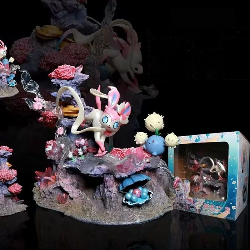 Anime Merchandise Figure - ฟิกเกอร์ Gk Sylveon Shroomish Clamperl Fairy