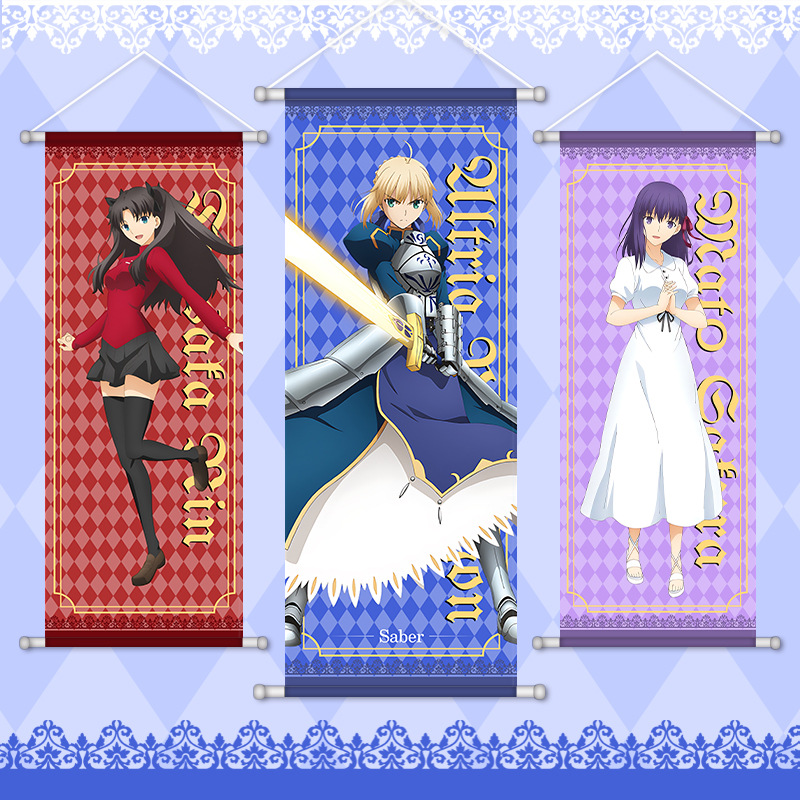 Anime Merchandise Posters - โปสเตอร์แขวนผนังลายการ์ตูนอนิเมะ Fate Game ภาพวาด Altria Rin