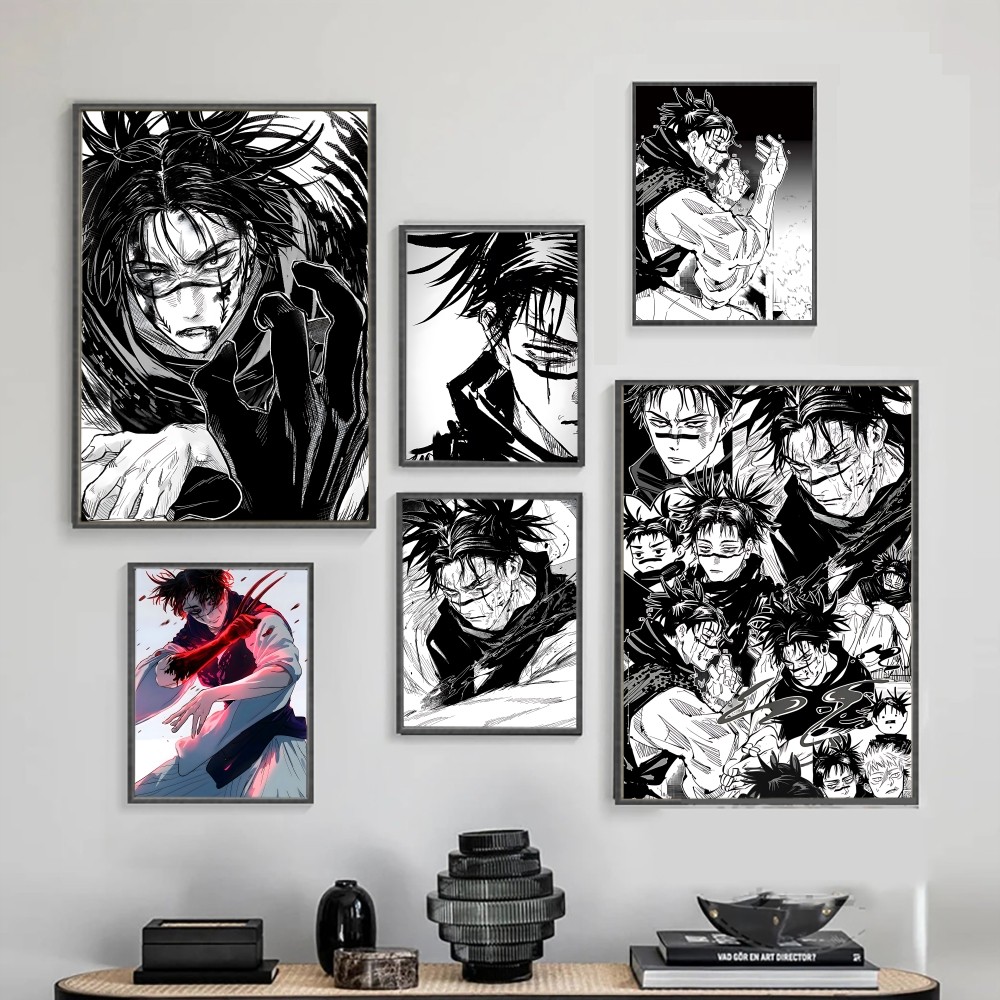 Anime Merchandise Posters - โชโซ จูจุสึไคเซ็นอะนิเมะโปสเตอร์โปสเตอร์โปสเตอร์กันน้ำคอฟฟี่เฮาส์ บาร์ ตกแต่งบ้าน