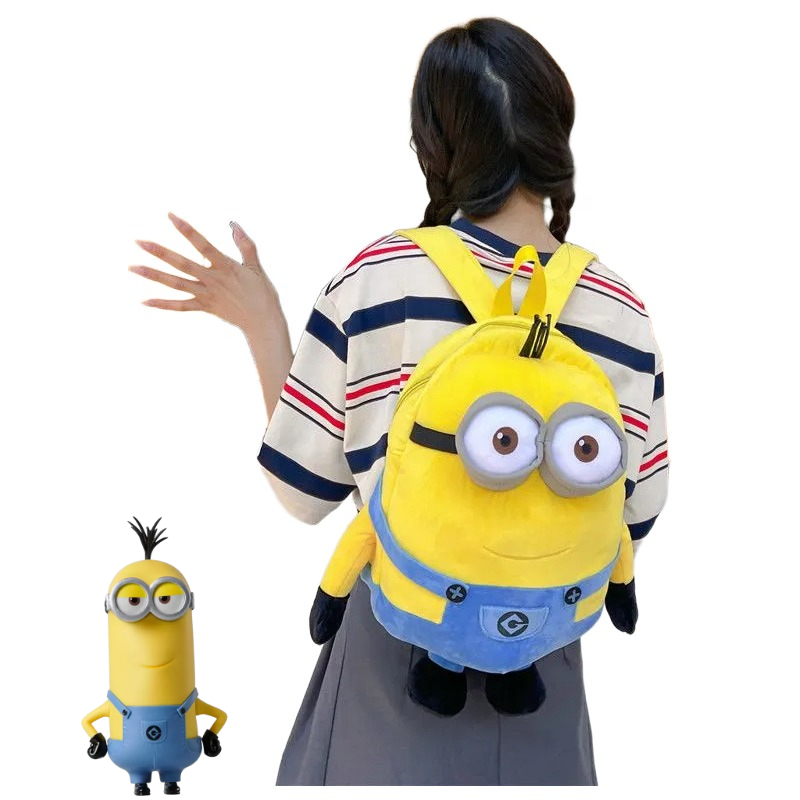 Anime Merchandise Wholesale - สินค้าอนิเมะจากภาพยนตร์มินเนี่ยน ตุ๊กตาขนนุ่มน่ารัก ของสะสม ตุ๊กตาตั้งโชว์ กระเป๋าเก็บของนักเรียน กระเป๋านักเรียนน่ารัก