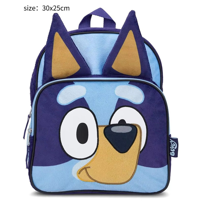 Anime Merchandise Plush Toys - กระเป๋าเป้สะพายหลัง Blueys รุ่น Hot Backpack สีฟ้า