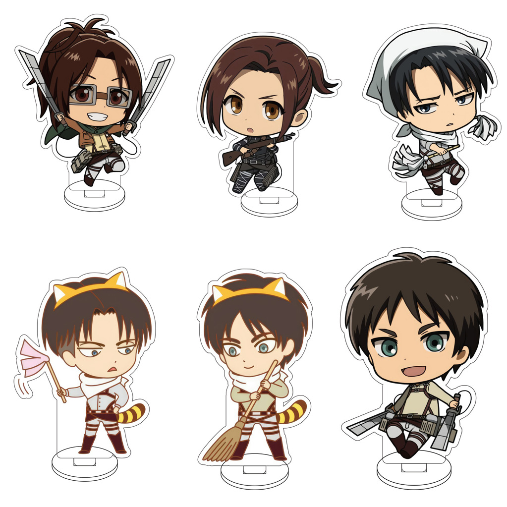 Anime Merchandise Gift - ฟิกเกอร์อะคริลิก Attack on Titan ขนาด 10