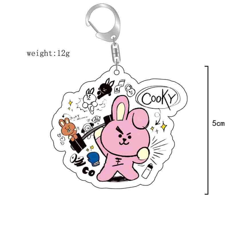 พวงกุญแจอะคริลิกการ์ตูน BT21 น - Anime Merchandise Wholesale บทวิจารณ์และราคา