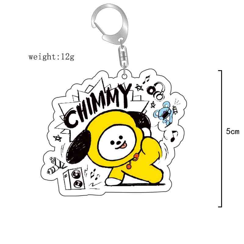 พวงกุญแจอะคริลิกการ์ตูน BT21 น - Anime Merchandise Wholesale บทวิจารณ์และราคา