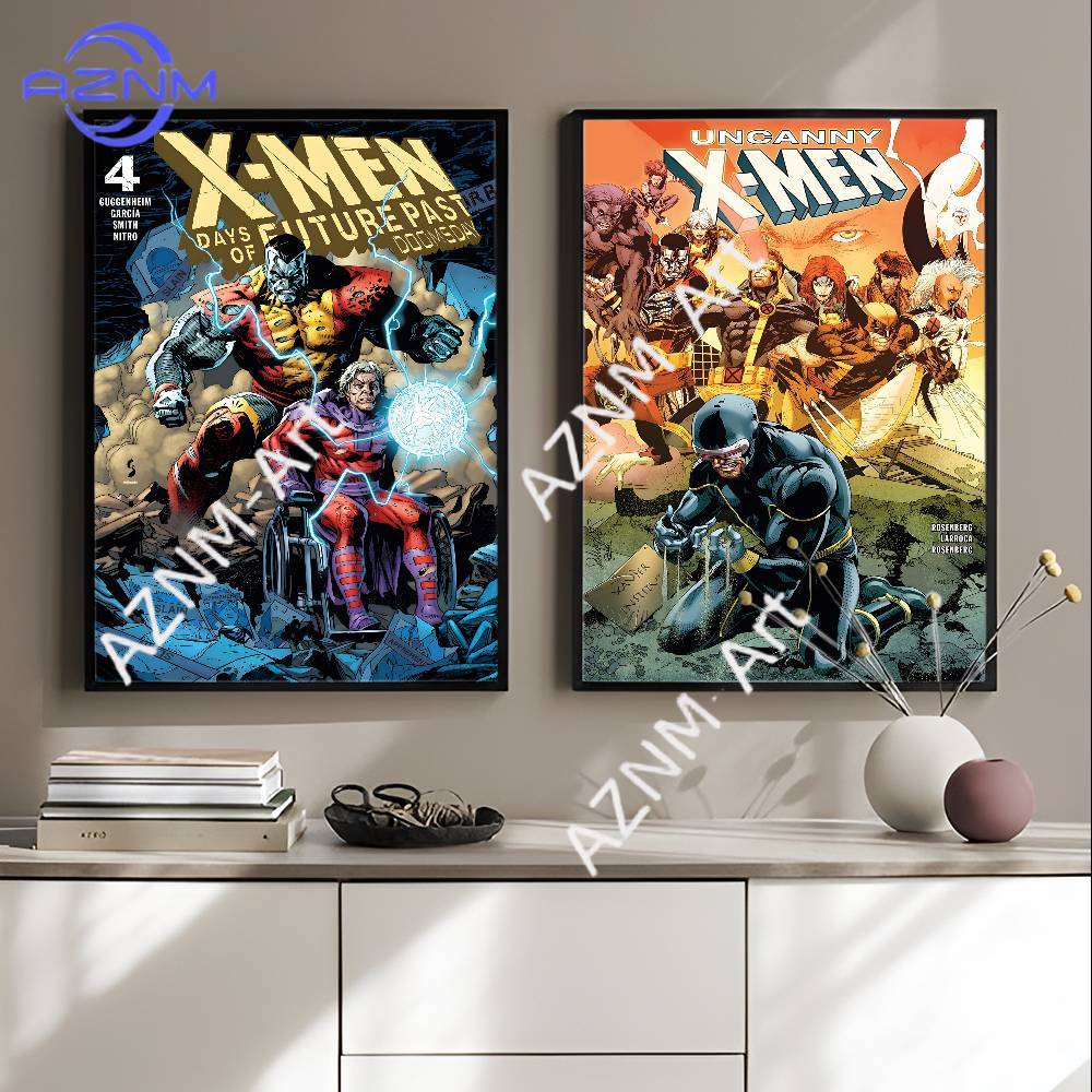 1 ชิ้น M-Marvel X-X-Men อะนิเม - Anime Merchandise Posters บทวิจารณ์และราคา