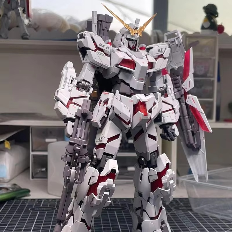 ในสต็อก Hg 1/144 Rx-0 Unicorn  - Bandai Gundam Rg บทวิจารณ์และราคา