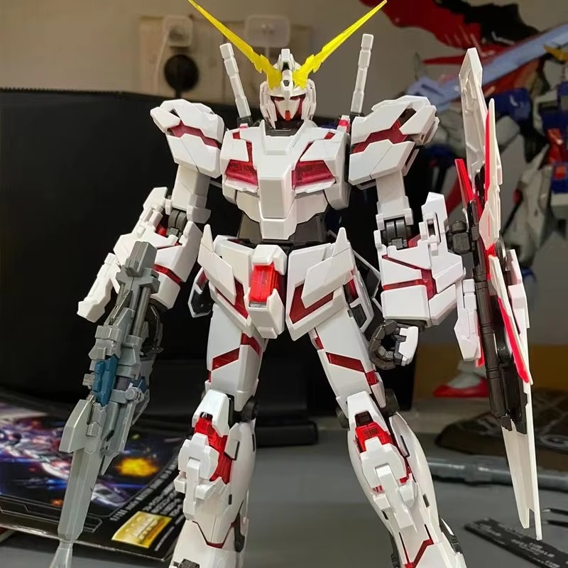 ในสต็อก Hg 1/144 Rx-0 Unicorn  - Bandai Gundam Rg บทวิจารณ์และราคา