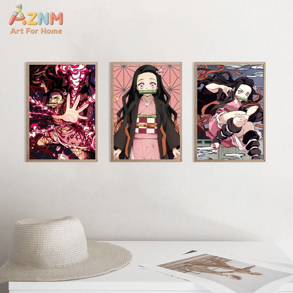 AZNM นักฆ่าปีศาจ คามาโดะ เนซึโ - Anime Merchandise Posters บทวิจารณ์และราคา