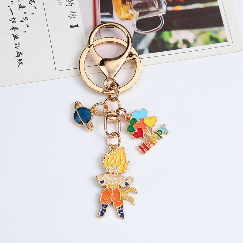 พวงกุญแจโลหะลายการ์ตูนดราก้อนบ - Anime Merchandise Keychains บทวิจารณ์และราคา