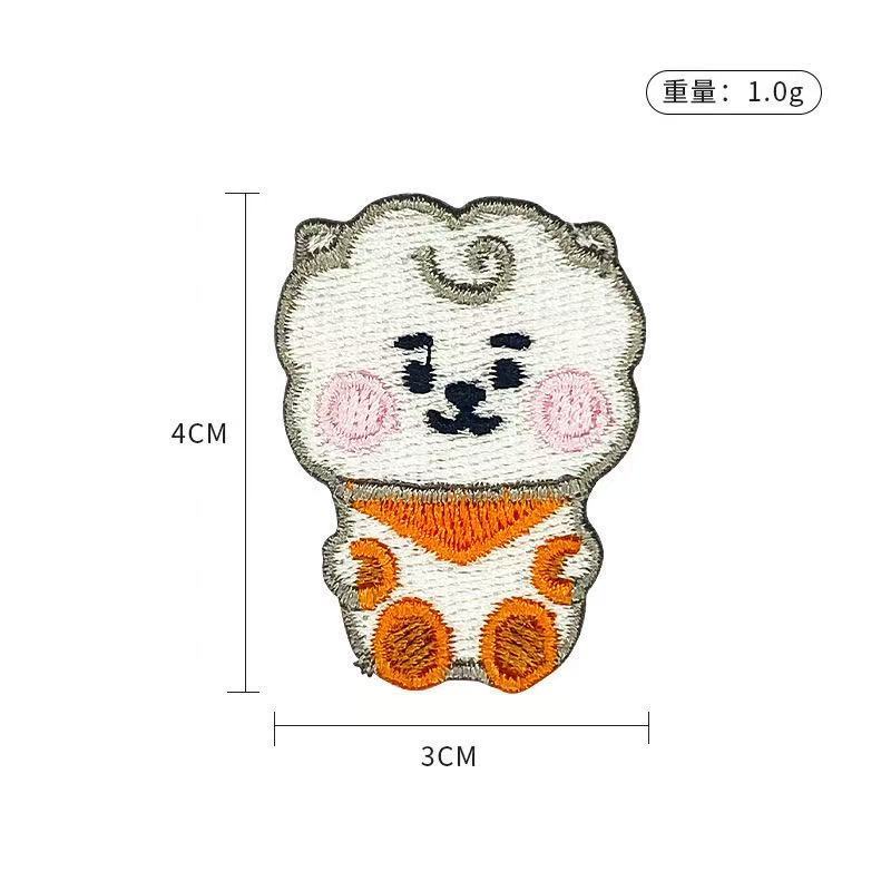 สติกเกอร์ปักลายการ์ตูน BT21 น่ - Anime Merchandise Wholesale บทวิจารณ์และราคา