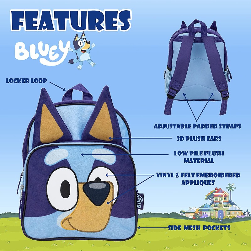 กระเป๋าเป้สะพายหลัง Blueys รุ่ - Anime Merchandise Plush Toys บทวิจารณ์และราคา